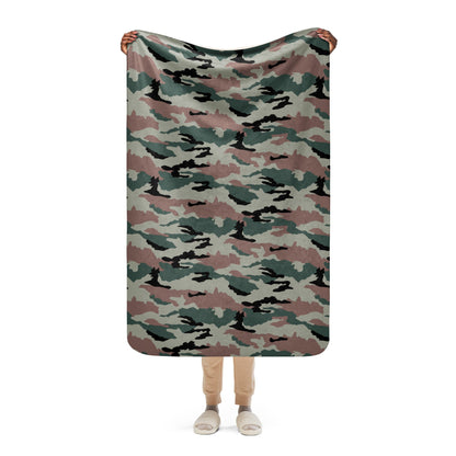 Indian DPM Peace Keeping CAMO Sherpa blanket - 37″×57″ - Blanket
