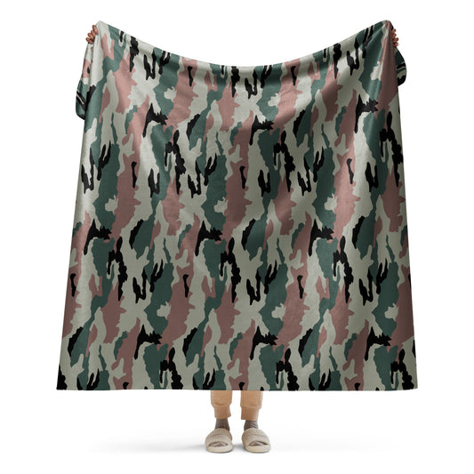 Indian DPM Peace Keeping CAMO Sherpa blanket - 60″×80″ - Blanket