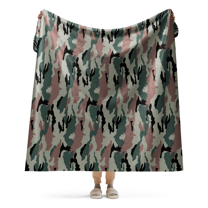 DPM Indian Peacekeeping CAMO Sherpa Blanket - 60″×80″