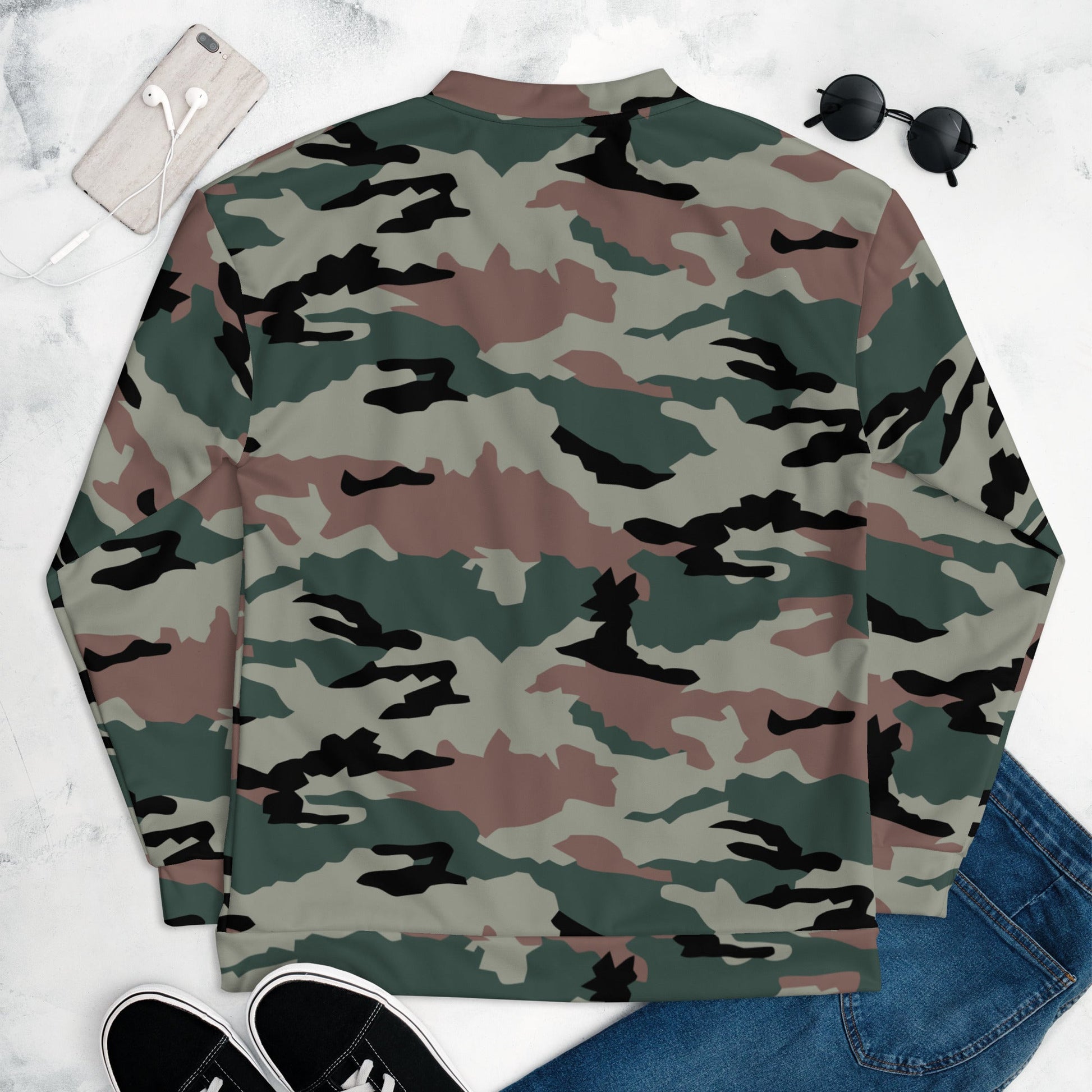 Indian DPM Peace Keeping CAMO Unisex Bomber Jacket - Jackets