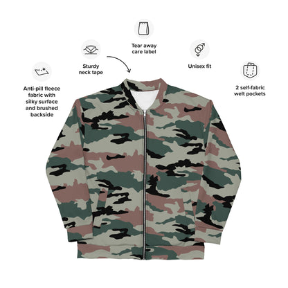 Indian DPM Peace Keeping CAMO Unisex Bomber Jacket - Jackets