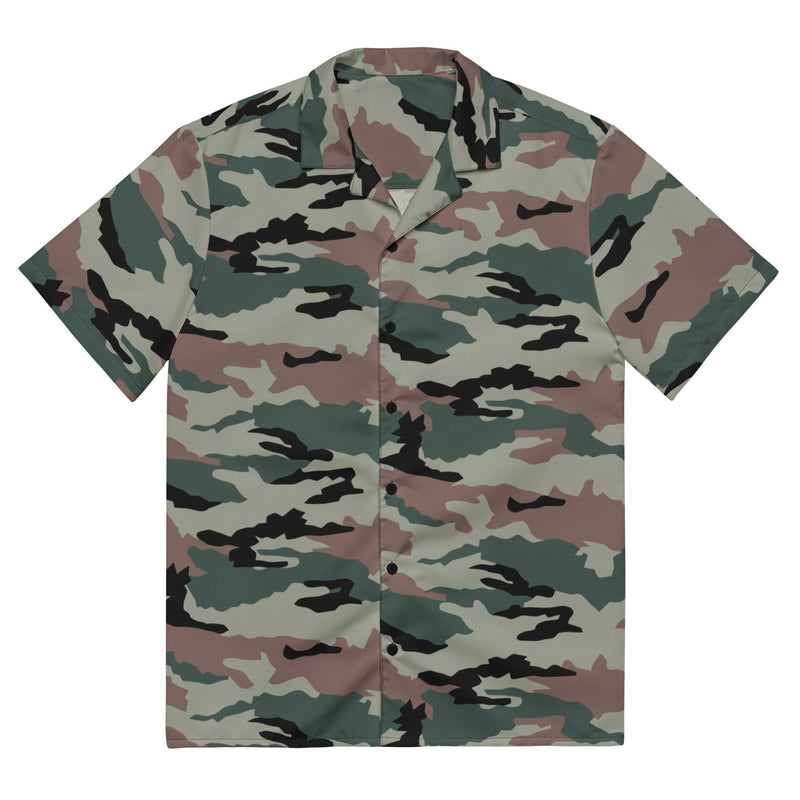 DPM Indian Peacekeeping CAMO Unisex Short-Sleeve Button Shirt - 2XS - Button-Up