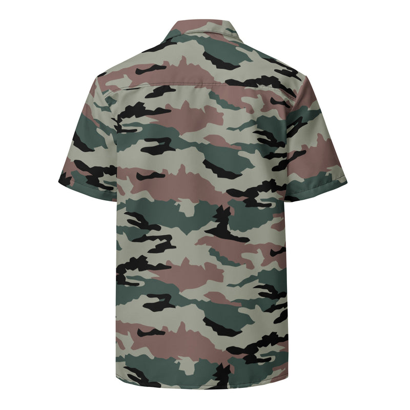 DPM Indian Peacekeeping CAMO Unisex Short-Sleeve Button Shirt - Button-Up