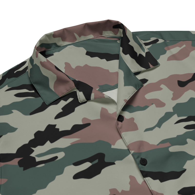 DPM Indian Peacekeeping CAMO Unisex Short-Sleeve Button Shirt - Button-Up