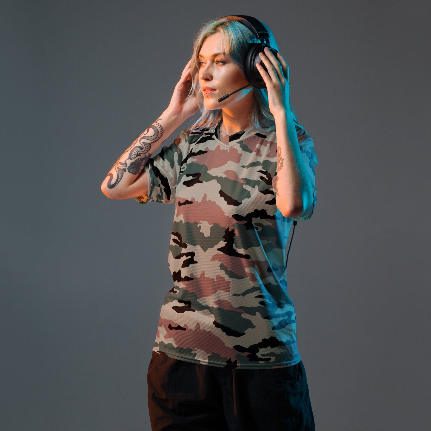 Indian DPM Peace Keeping CAMO unisex sports jersey Sports Jerseys