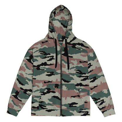 Indian DPM Peace Keeping CAMO Unisex zip hoodie 2XS Zip Hoodies