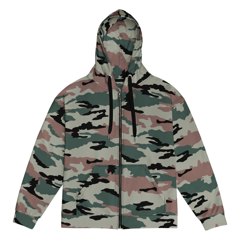 DPM Indian Peacekeeping CAMO Unisex Zip Hoodie - 2XS