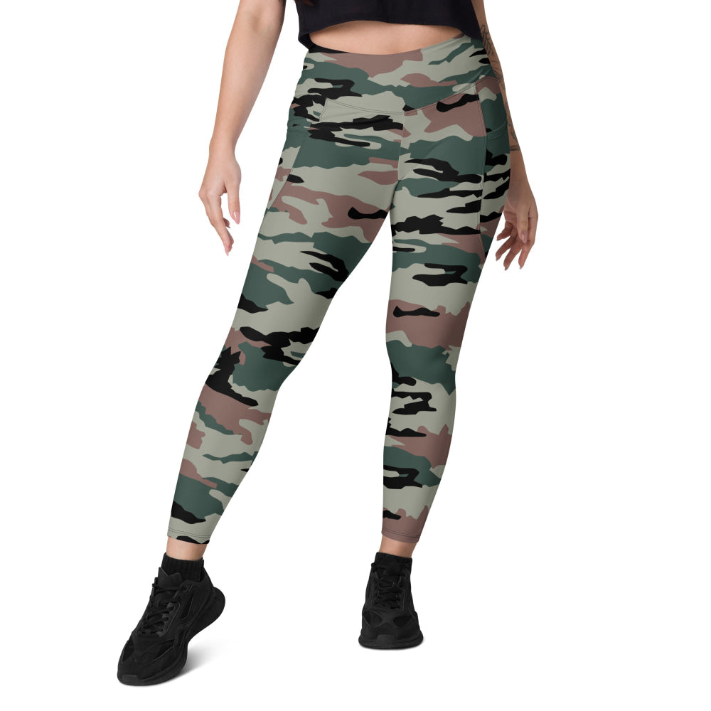 Indian PC DPM CAMO Leggings with pockets - Womens With Pockets