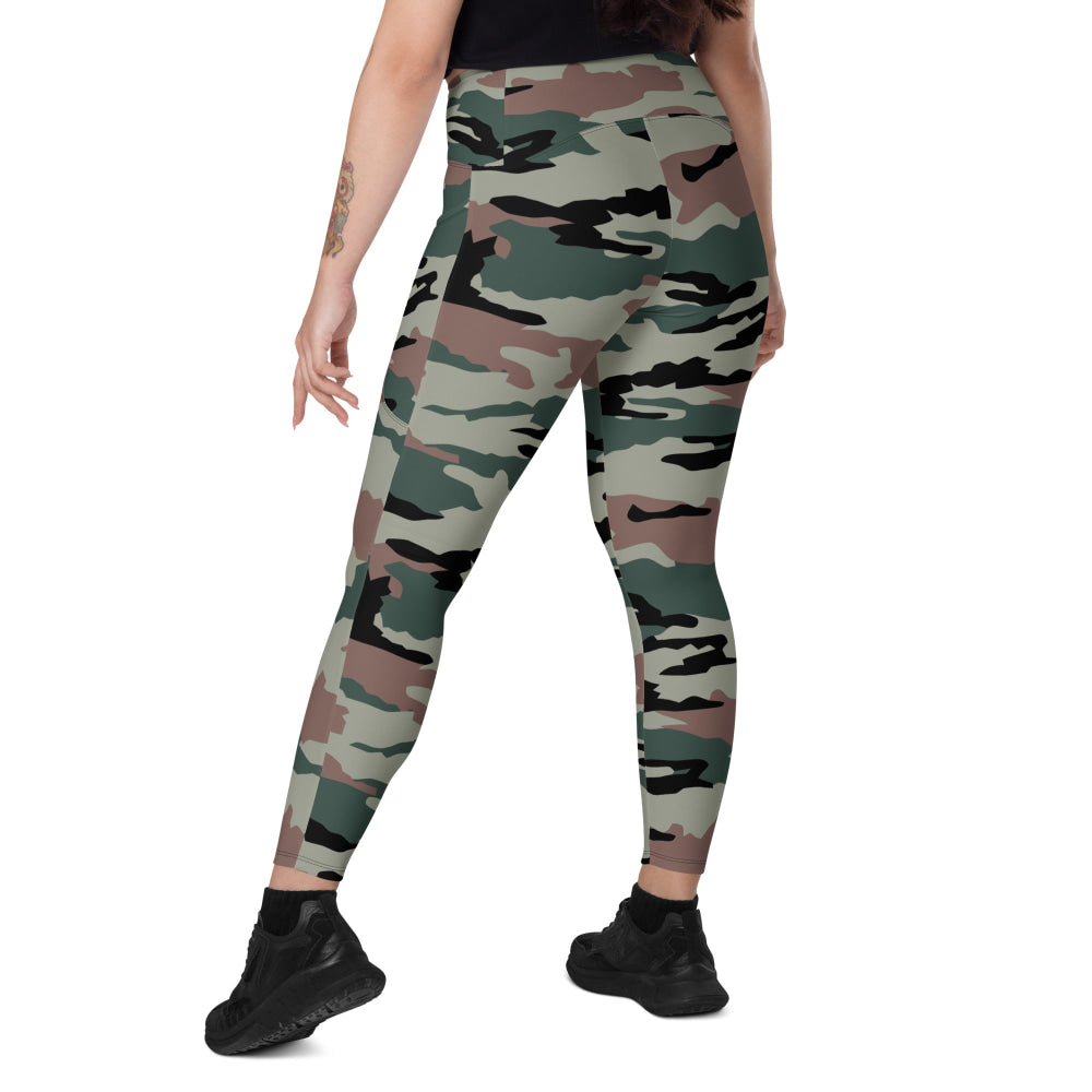 Indian PC DPM CAMO Leggings with pockets - Womens With Pockets