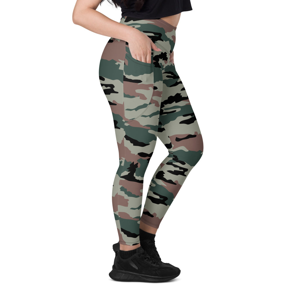 Indian PC DPM CAMO Leggings with pockets - Womens With Pockets