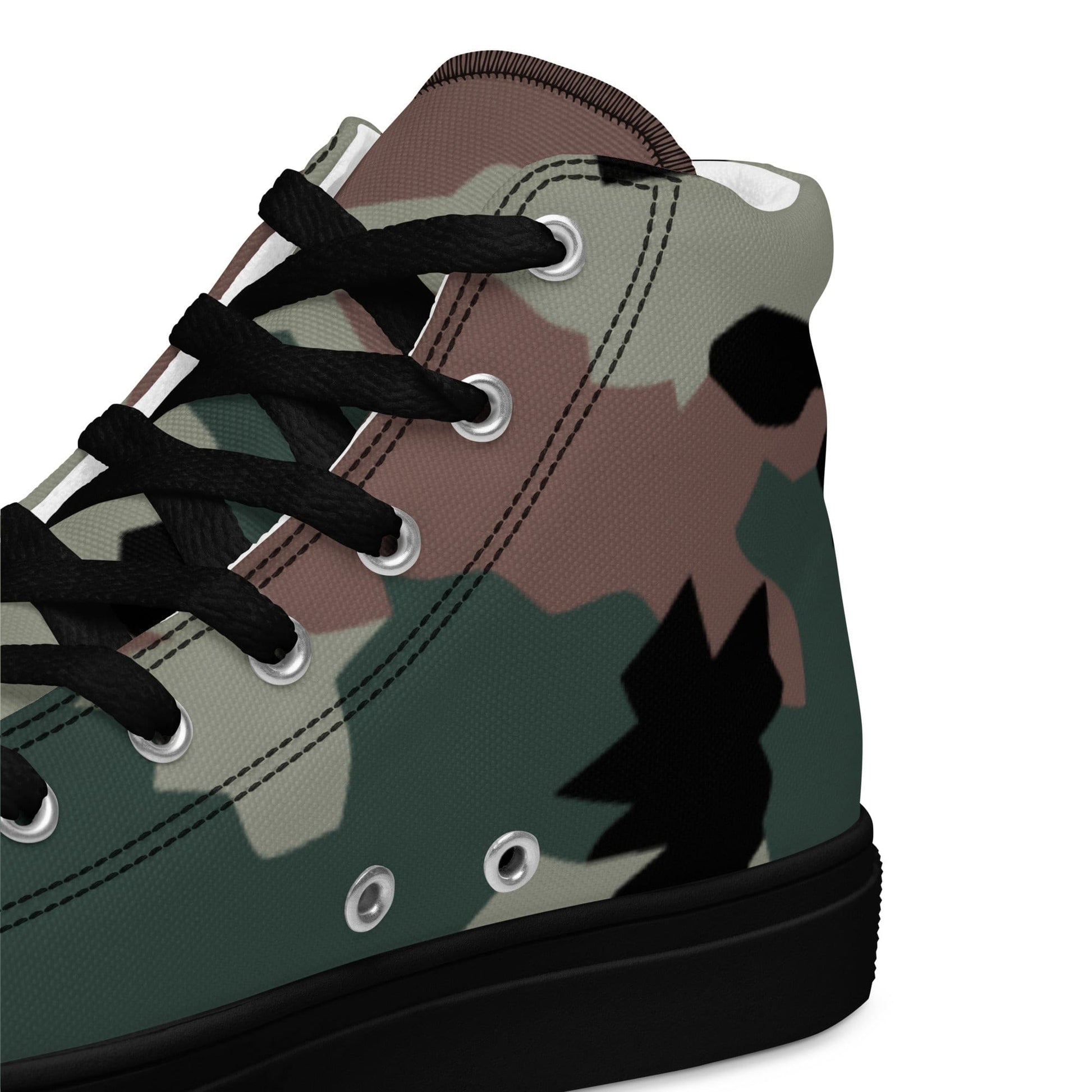 Indian PC DPM CAMO Men’s high top canvas shoes - Mens High Top Canvas Shoes