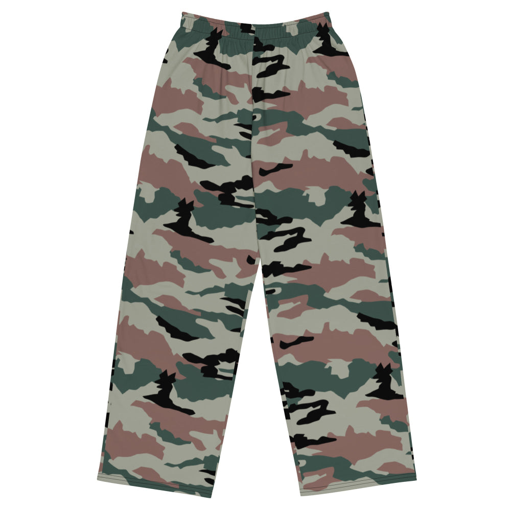 Indian PC DPM CAMO unisex wide-leg pants - 2XS - Unisex Wide-Leg Pants