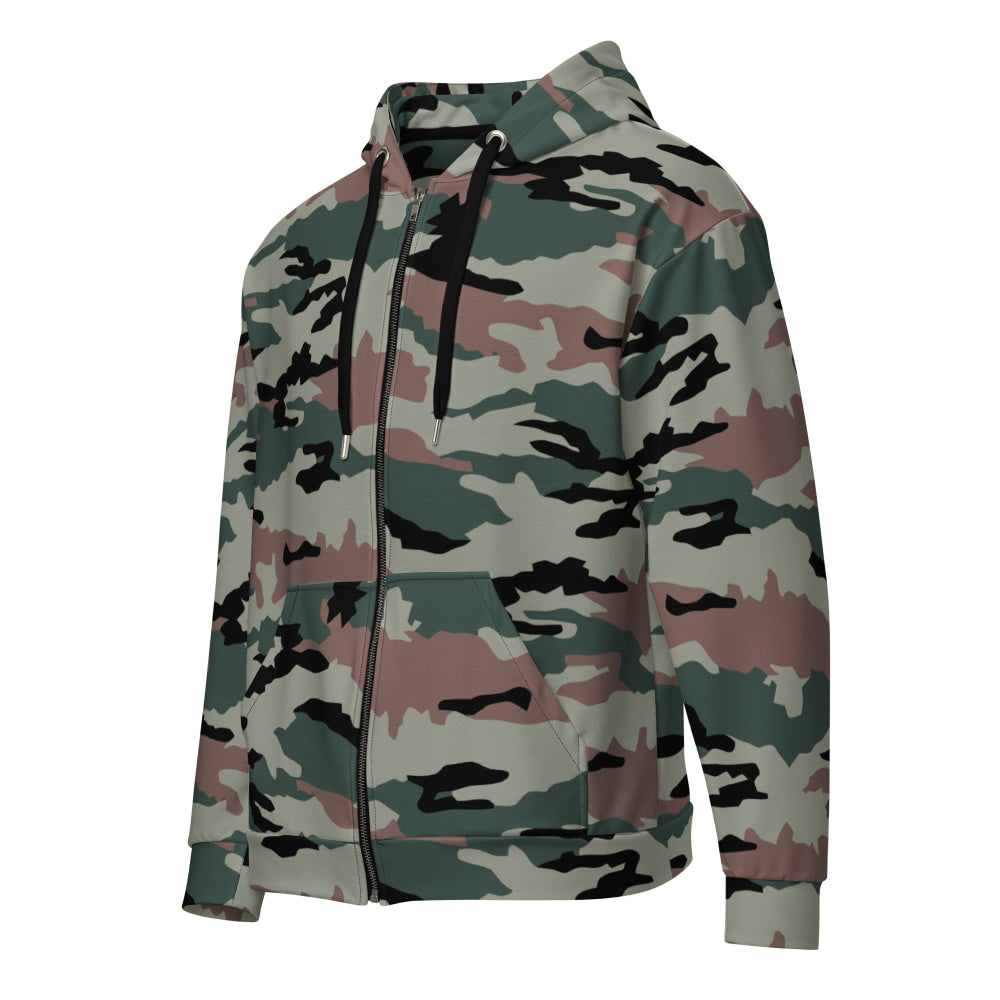 Indian PC DPM CAMO Unisex zip hoodie - 2XS - Zip Hoodie