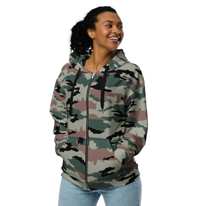 Indian PC DPM CAMO Unisex zip hoodie - Zip Hoodie