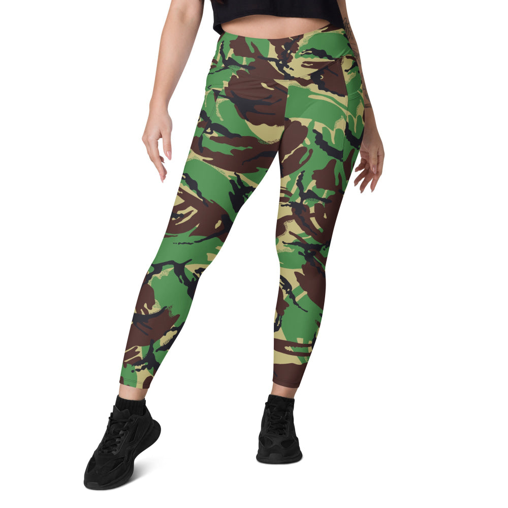 Indonesian DPM TNI-AD CAMO Leggings with pockets - Womens With Pockets