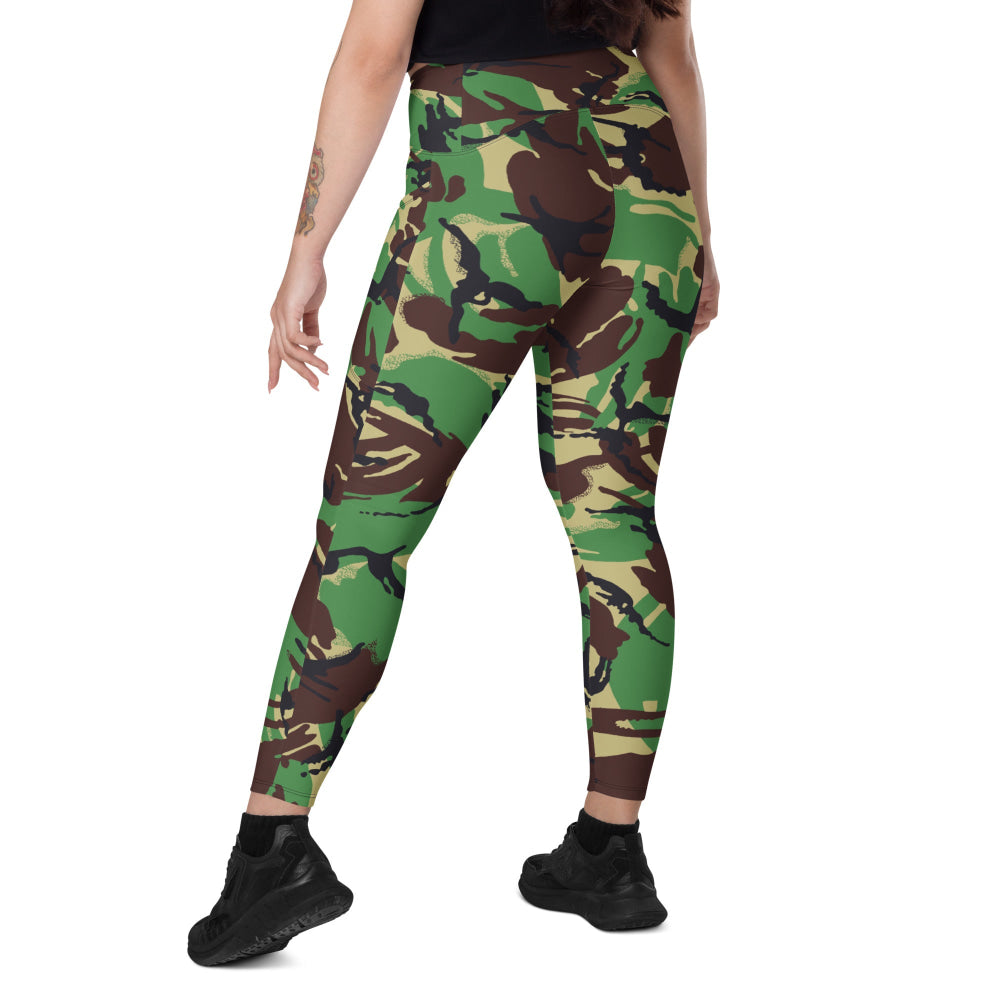 Indonesian DPM TNI-AD CAMO Leggings with pockets - Womens With Pockets