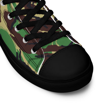 Indonesian DPM TNI-AD CAMO Men’s high top canvas shoes - Mens High Top Canvas Shoes