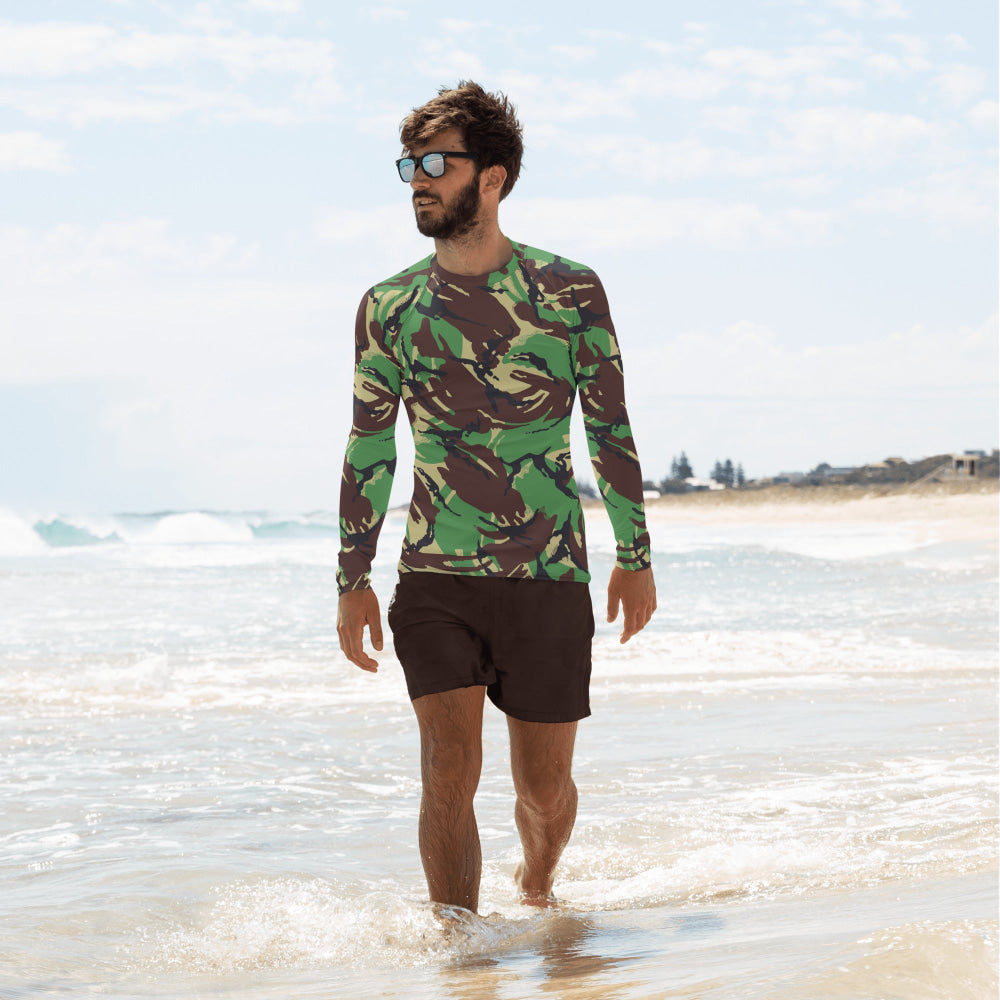 Indonesian DPM TNI-AD CAMO Men’s Rash Guard - XS - Mens