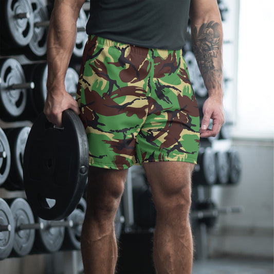 Indonesian DPM TNI-AD CAMO Unisex Athletic Long Shorts - 2XS