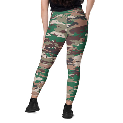 Indonesian INDOCAM Multi CAMO Leggings with pockets - Womens With Pockets