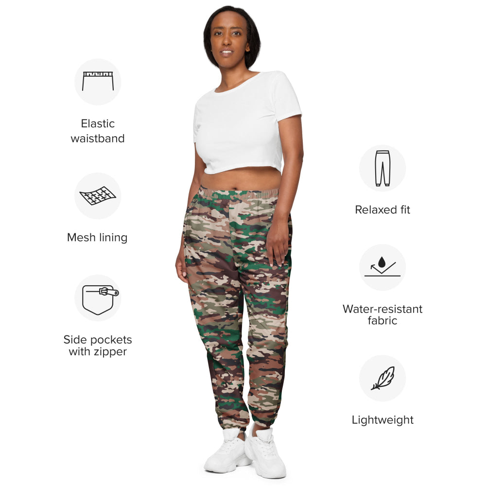 Indonesian INDOCAM Multi CAMO Unisex track pants - Track Pants