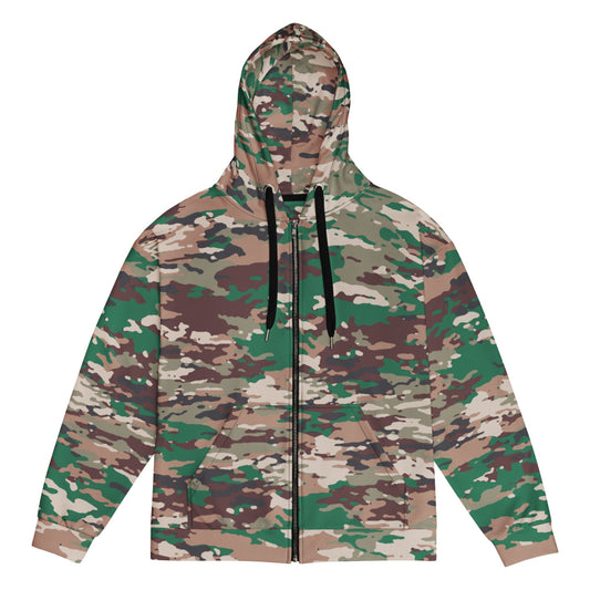 Indonesian INDOCAM Multi CAMO Unisex zip hoodie - Zip Hoodie