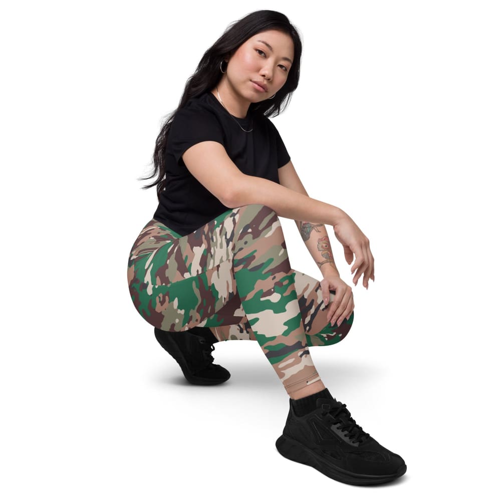 Indonesian INDOCAM Multi CAMO Women’s Leggings with pockets - Womens
