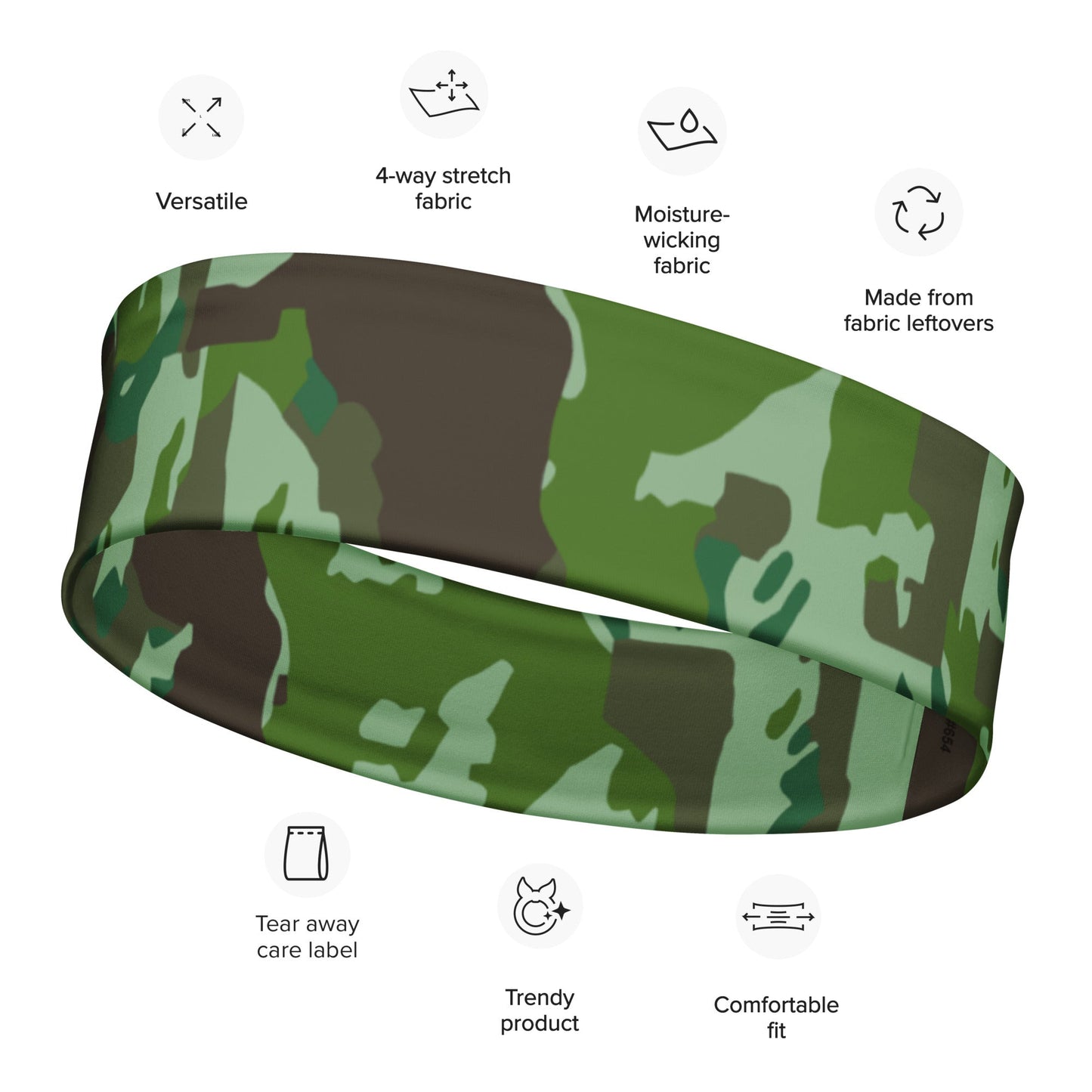 Indonesian KOPASGAT 1969 CAMO Headband - M