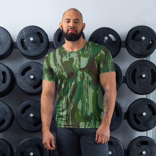 Vine Indonesian Airborne CAMO Mens Athletic T-Shirt - XS - Shirt