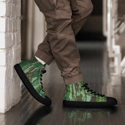 Indonesian KOPASGAT 1969 CAMO Mens High-Top Canvas Shoes - 5