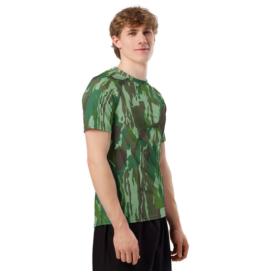 Indonesian KOPASGAT 1969 CAMO Mens Short-Sleeve Rash Guard - Short-sleeve Guards