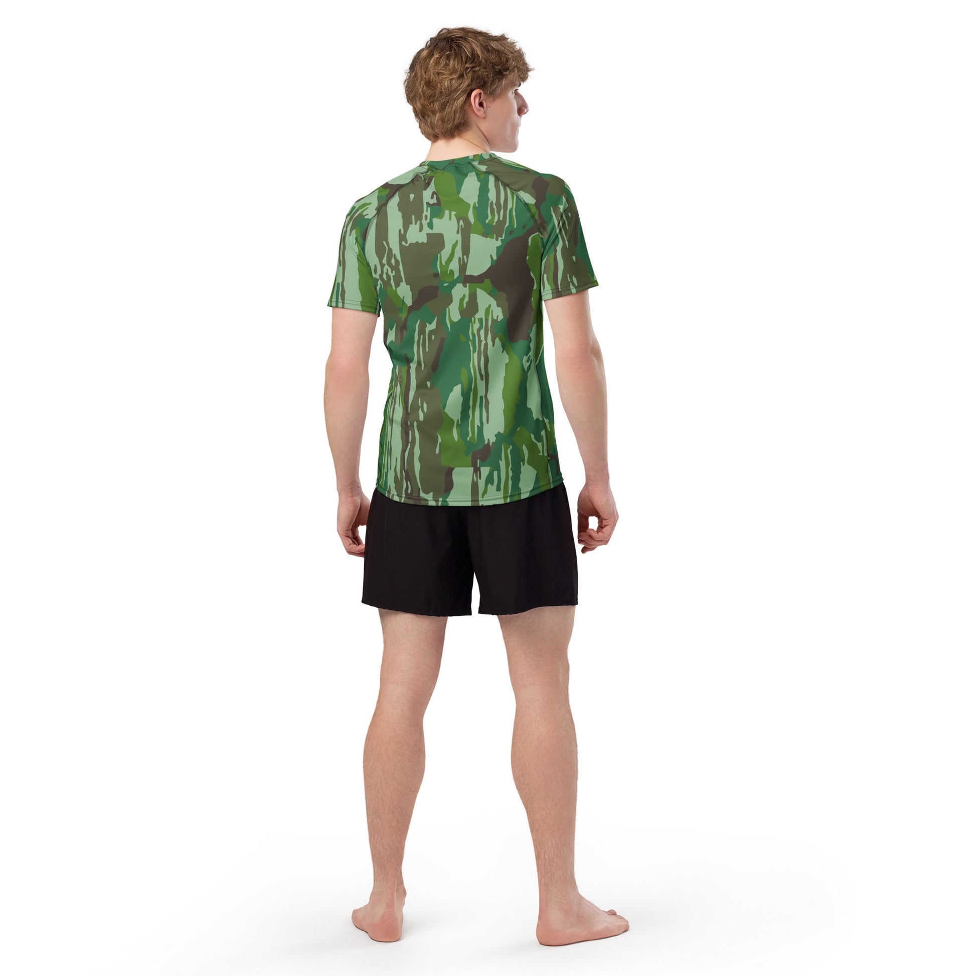 Indonesian KOPASGAT 1969 CAMO Mens Short-Sleeve Rash Guard