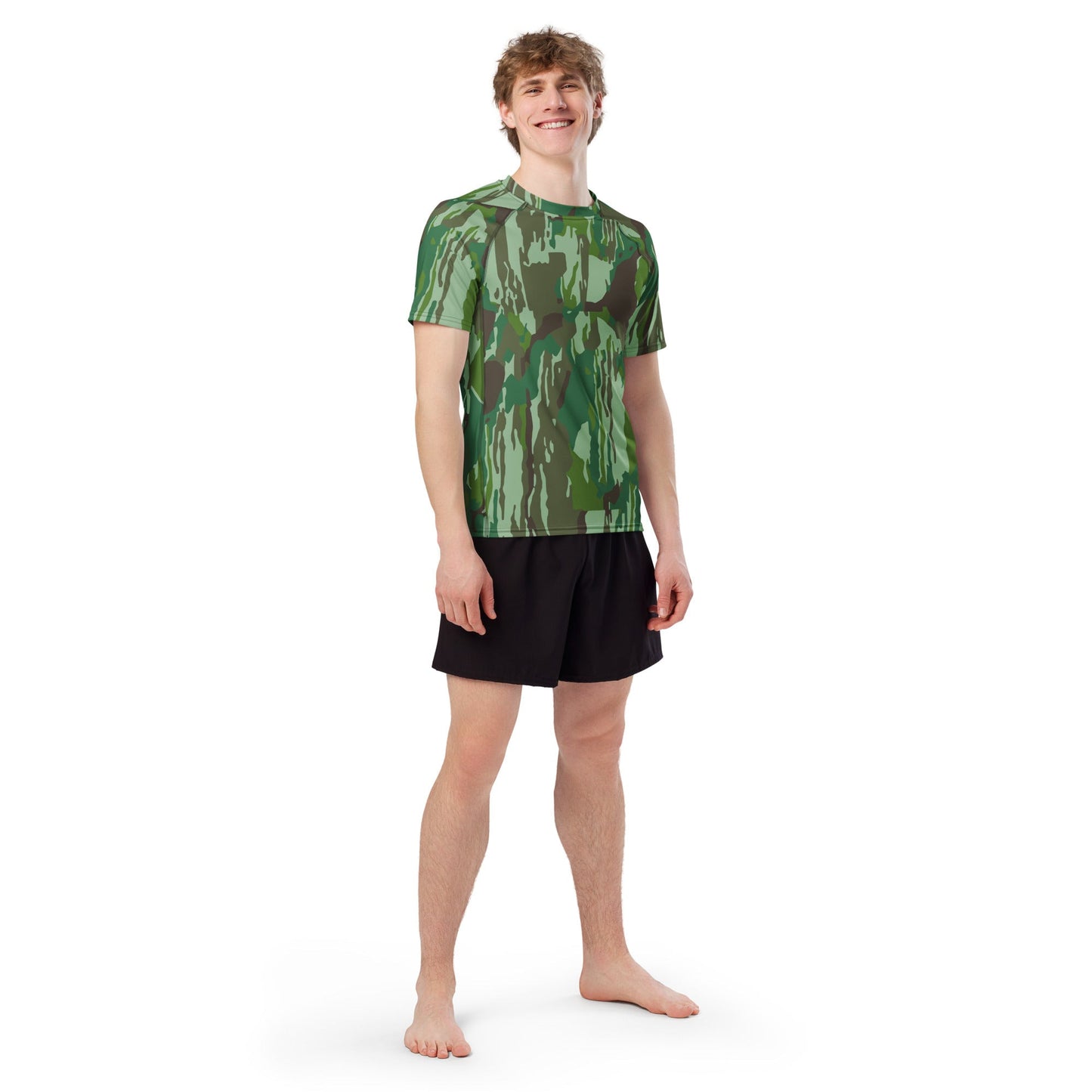Indonesian KOPASGAT 1969 CAMO Mens Short-Sleeve Rash Guard