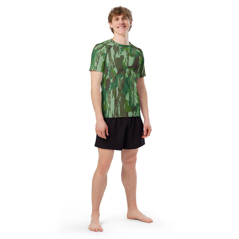 KOPASGAT Vertical Stripe 1969 CAMO Mens Short-Sleeve Rash Guard - SS