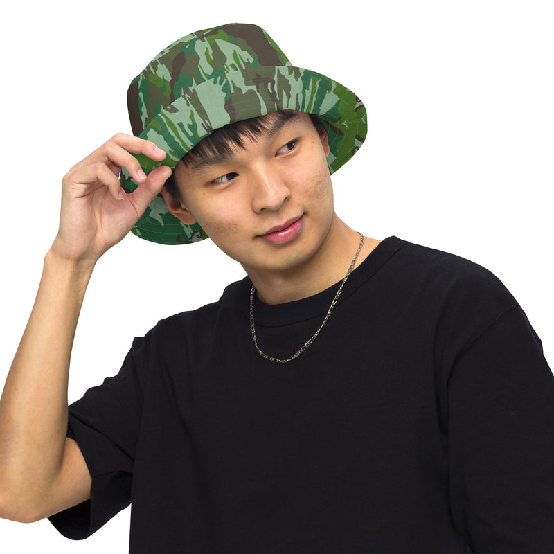 KOPASGAT Vertical Stripe 1969 CAMO Reversible Bucket Hat - Head