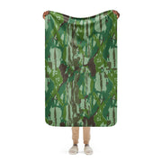 KOPASGAT Vertical Stripe 1969 CAMO Sherpa Blanket - 37″×57″