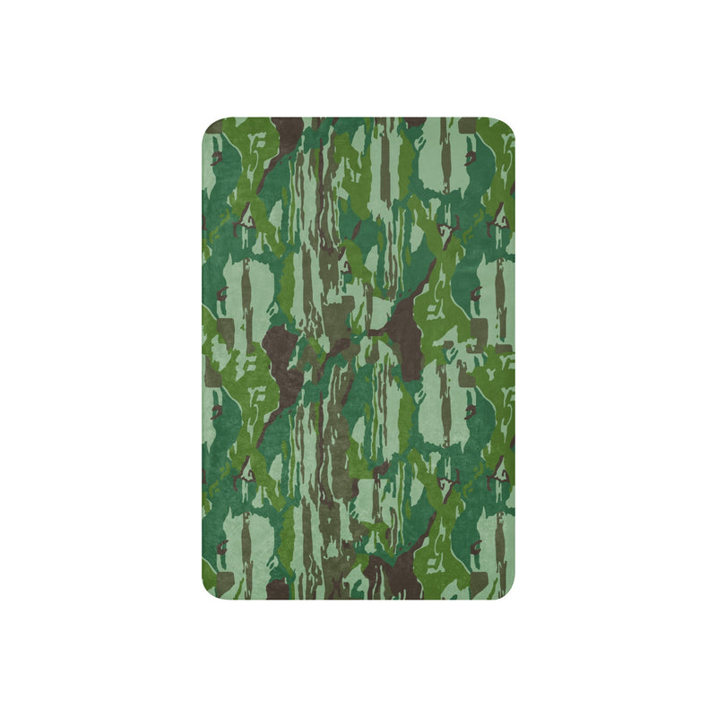 KOPASGAT Vertical Stripe 1969 CAMO Sherpa Blanket