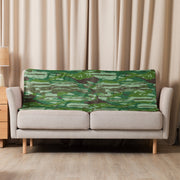KOPASGAT Vertical Stripe 1969 CAMO Sherpa Blanket