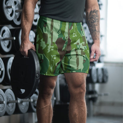 Indonesian KOPASGAT 1969 CAMO Unisex Athletic Long Shorts - 2XS