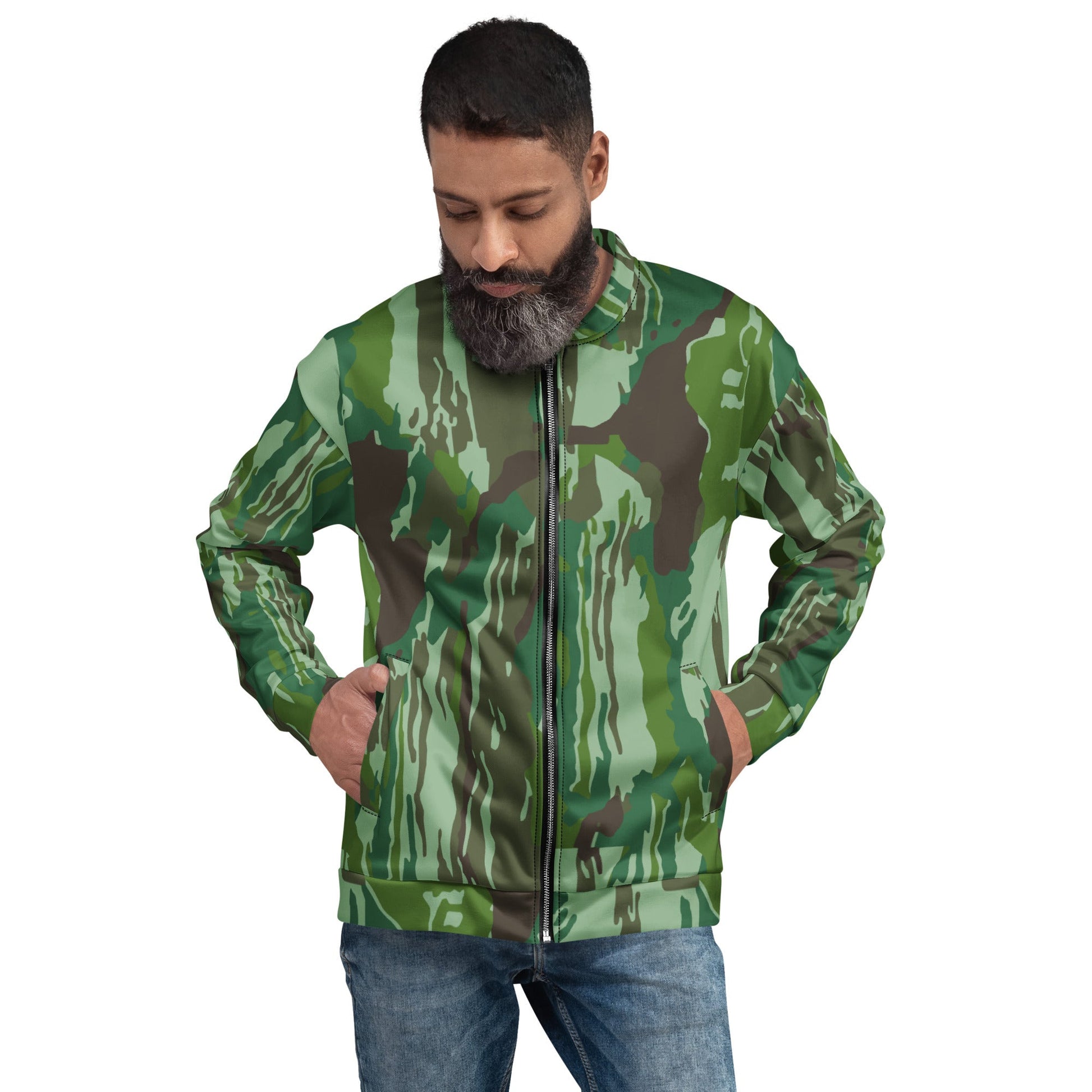 Indonesian KOPASGAT 1969 CAMO Unisex Bomber Jacket - XS