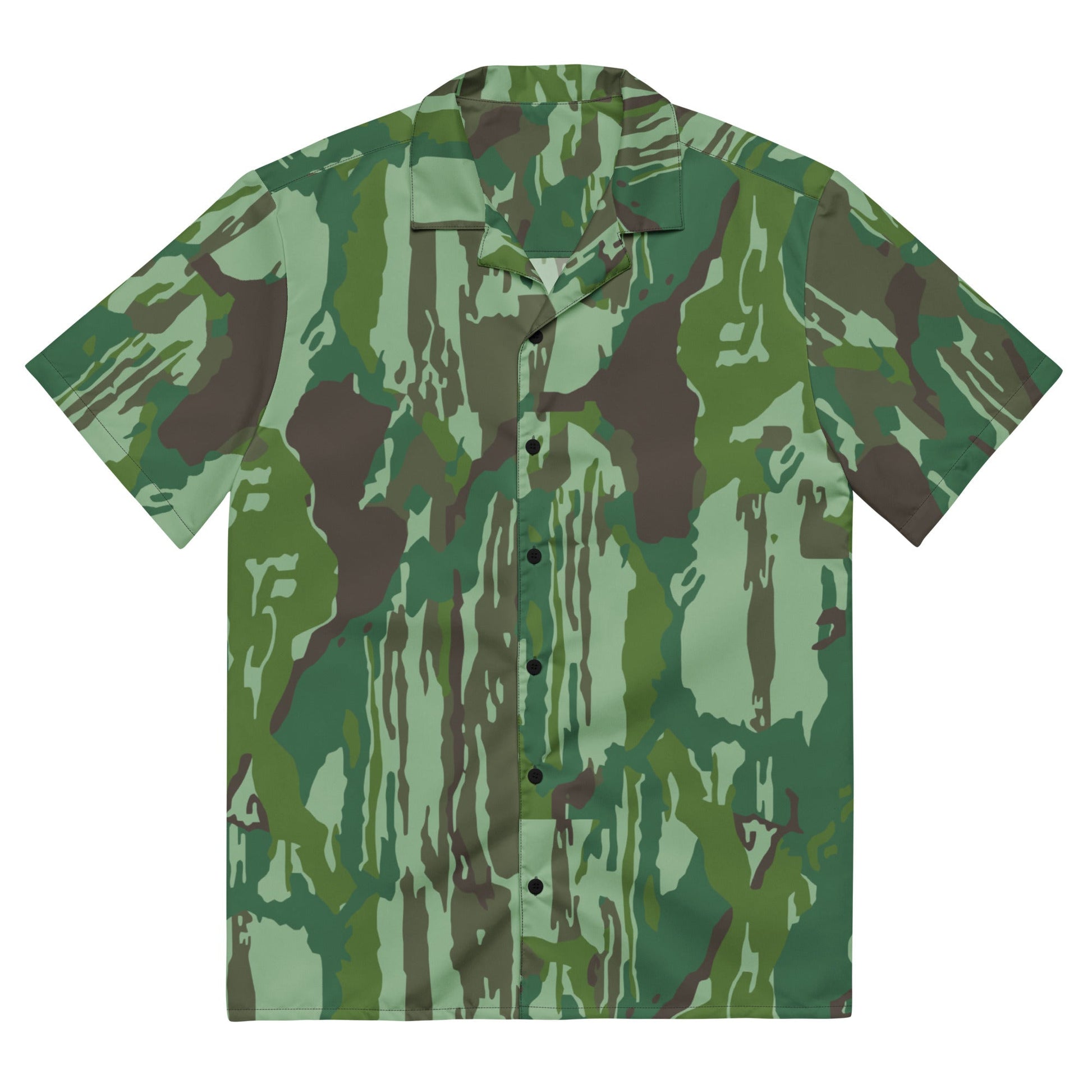 Indonesian KOPASGAT 1969 CAMO Unisex Short-Sleeve Button Shirt - 2XS
