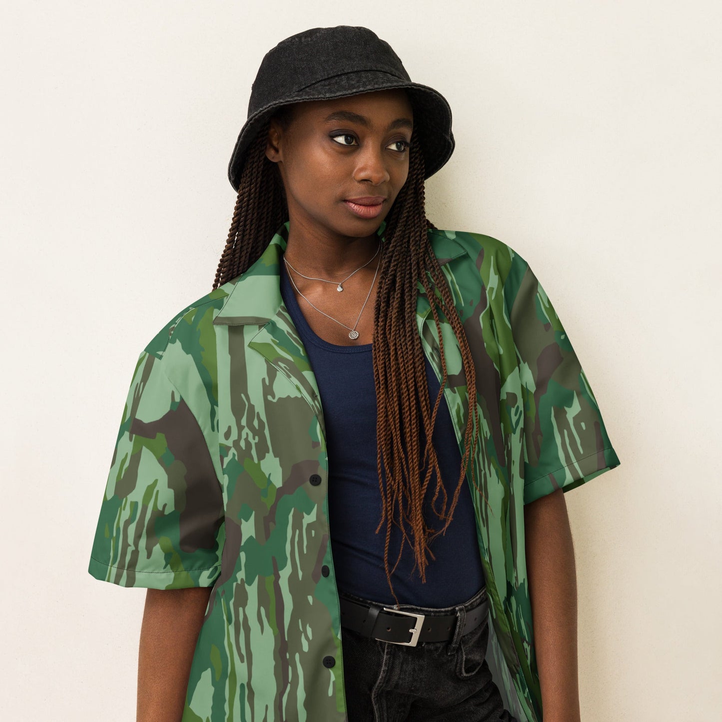 Indonesian KOPASGAT 1969 CAMO Unisex Short-Sleeve Button Shirt