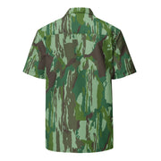 KOPASGAT Vertical Stripe 1969 CAMO Unisex Short-Sleeve Button Shirt