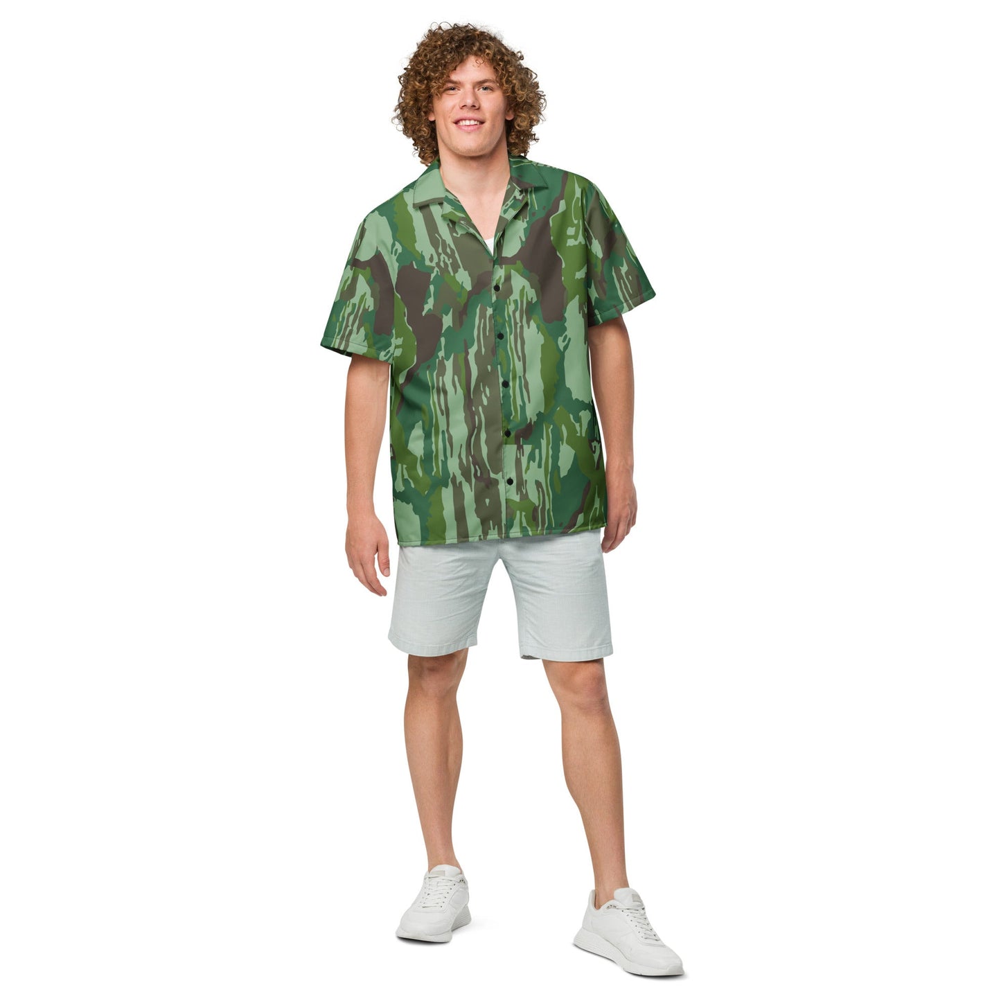 Indonesian KOPASGAT 1969 CAMO Unisex Short-Sleeve Button Shirt
