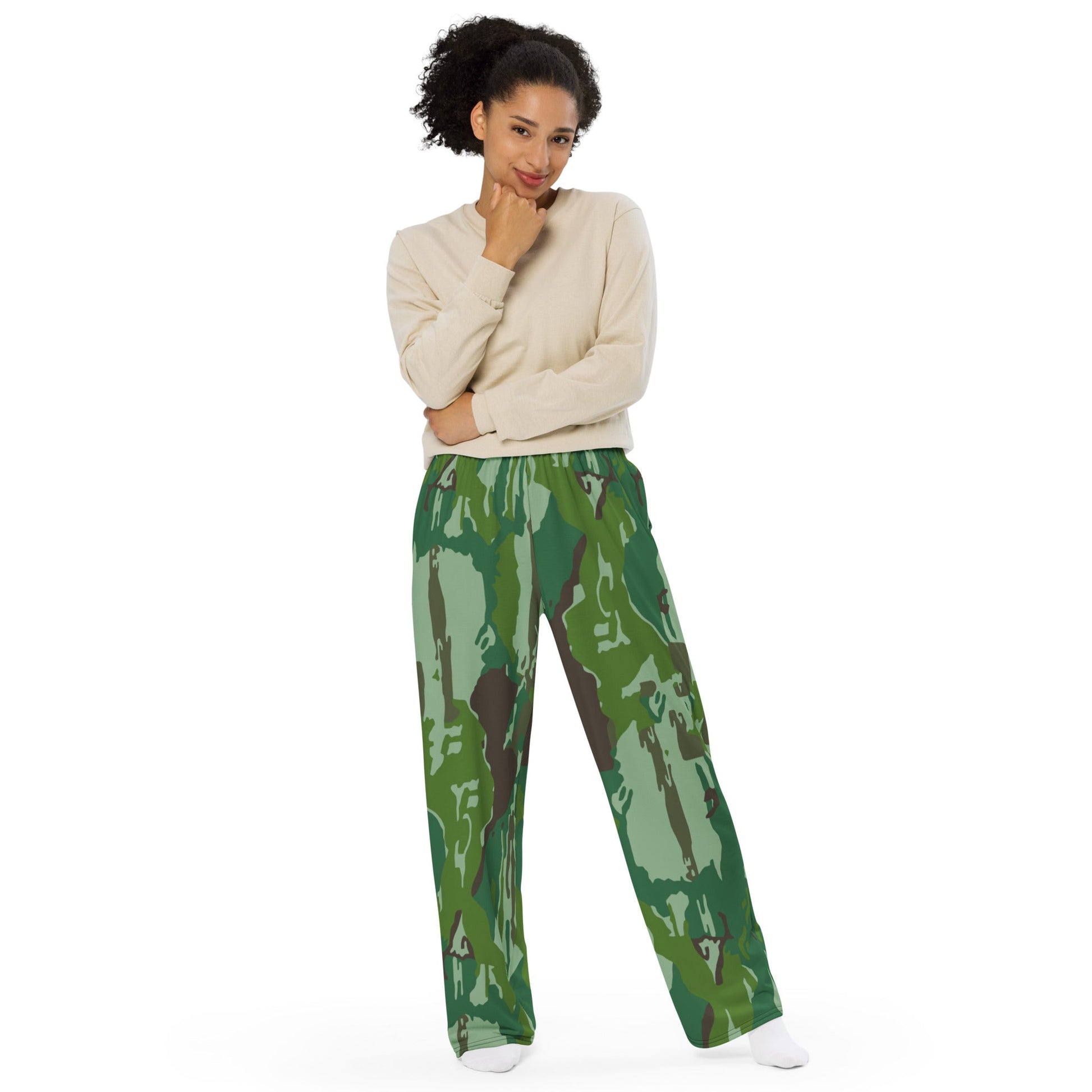 Indonesian KOPASGAT 1969 CAMO Unisex Wide-Leg Leisure Pants
