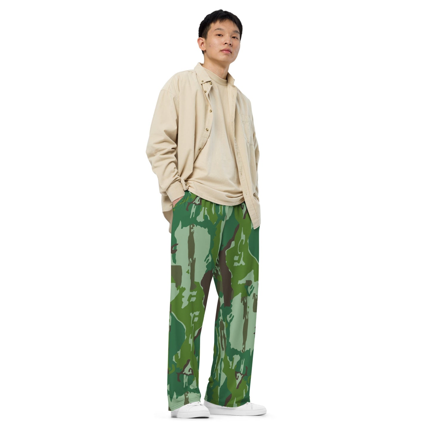 Indonesian KOPASGAT 1969 CAMO Unisex Wide-Leg Leisure Pants
