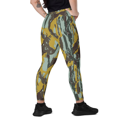 Indonesian KOPASGAT 1983 CAMO Leggings with pockets - 2XS - Womens With Pockets