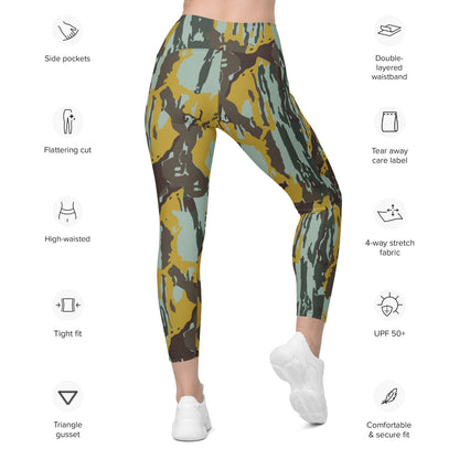 Indonesian KOPASGAT 1983 CAMO Leggings with pockets - Womens With Pockets