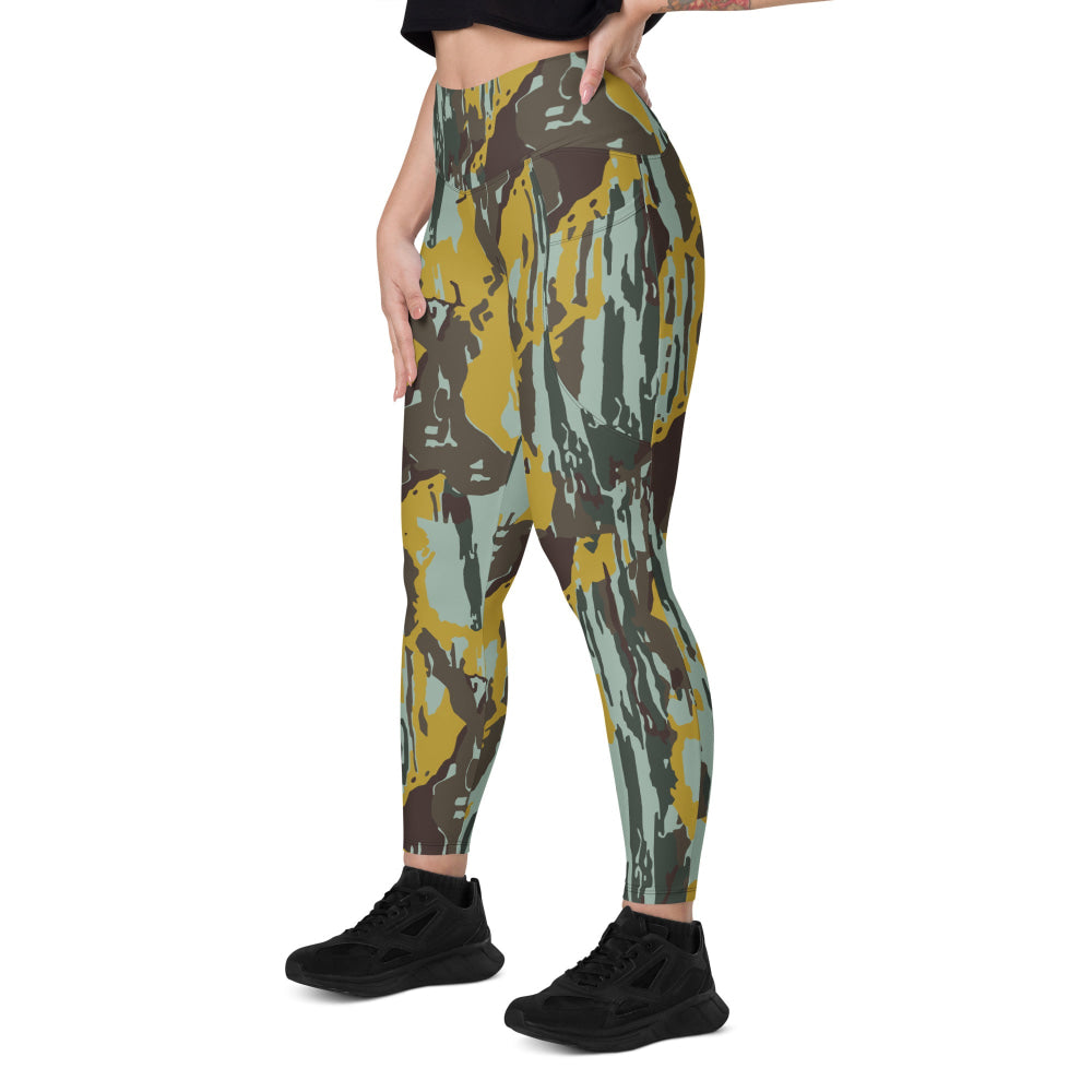 Indonesian KOPASGAT 1983 CAMO Leggings with pockets - Womens With Pockets