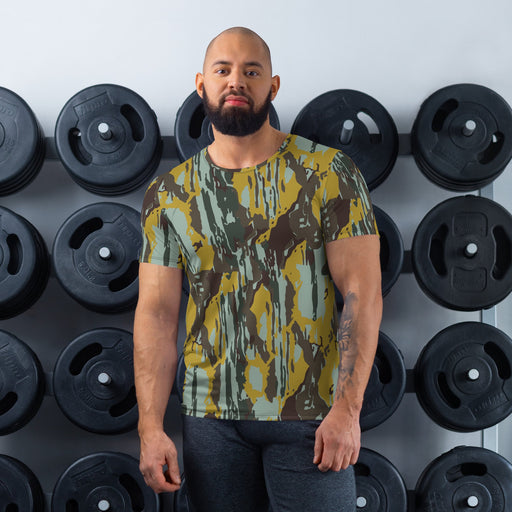 Vine Indonesian Rainstroke CAMO Mens Athletic T-Shirt - XS - Shirt
